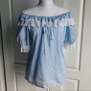 Gingham blouse